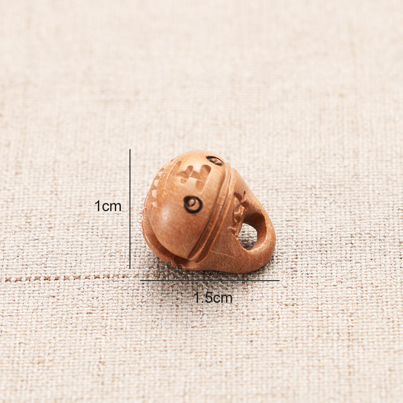 Head Chinese Block Fish Flower Two-color Pendants