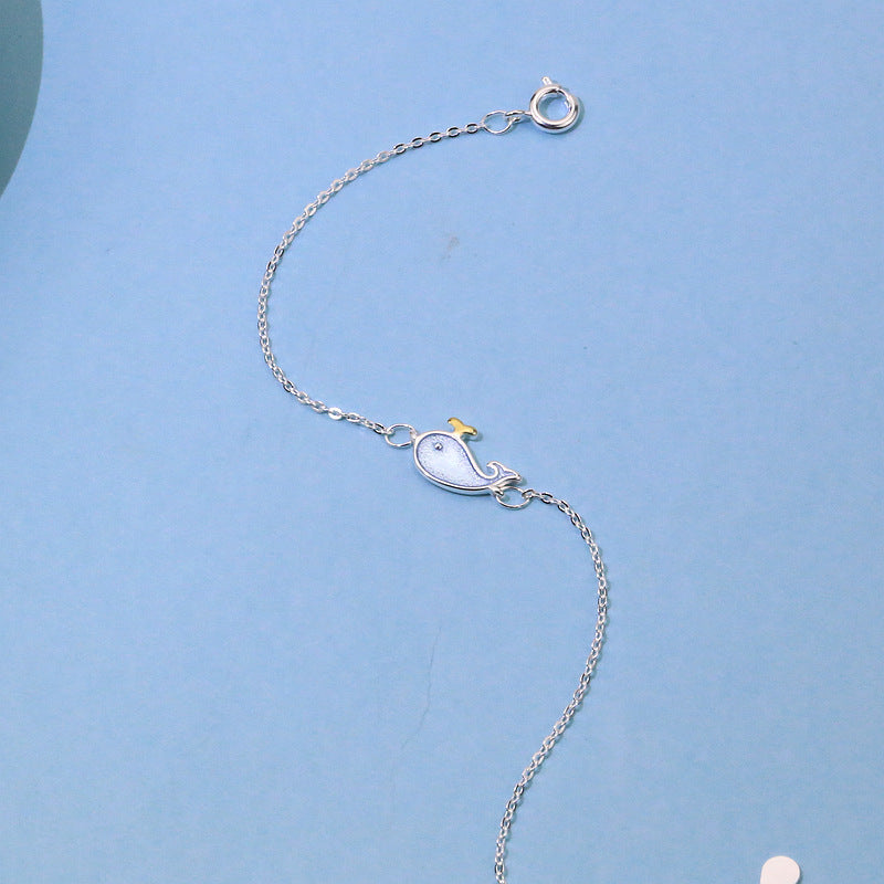 Dancing Whale Dolphin Female Mori Girlfriends Bracelet