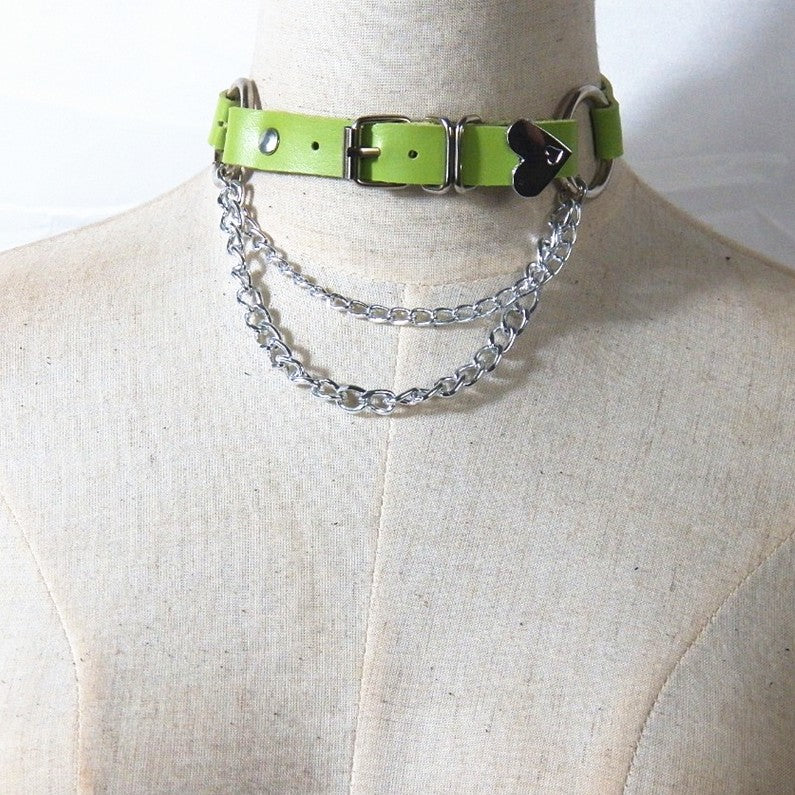 Graceful Irregular Love Punk Clavicle Chain Collar