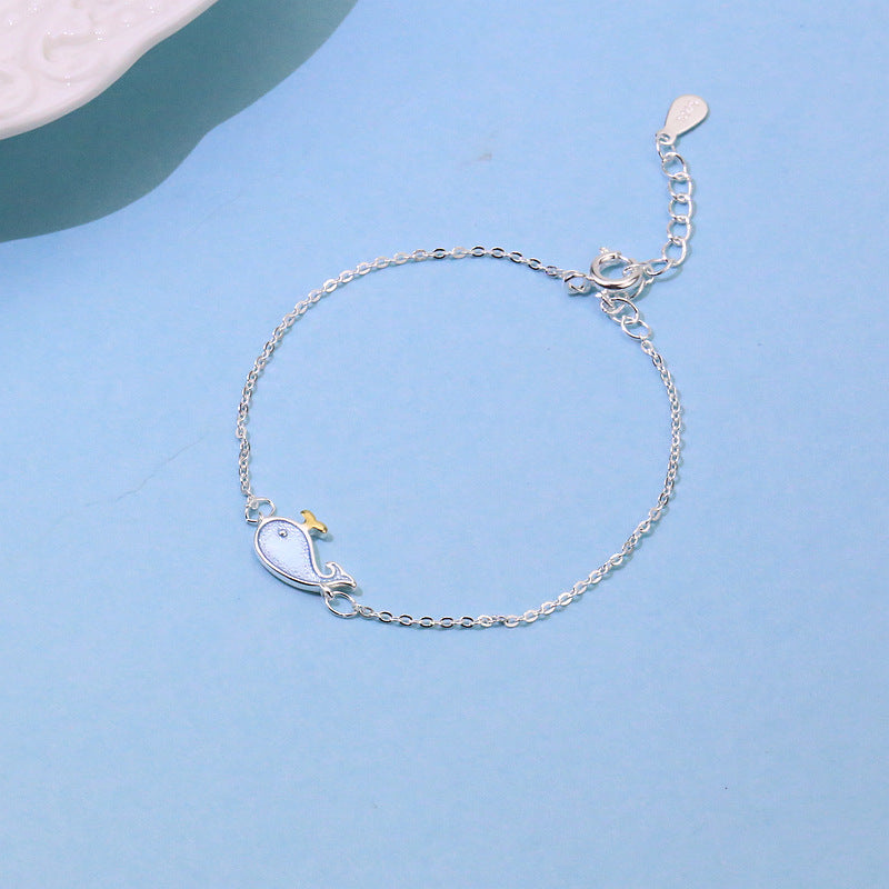Dancing Whale Dolphin Female Mori Girlfriends Bracelet