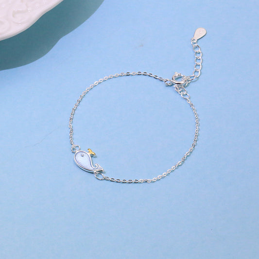 Dancing Whale Dolphin Female Mori Girlfriends Bracelet