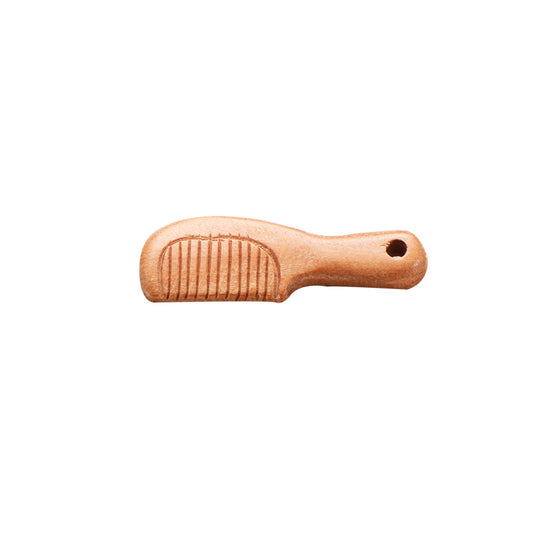 Peach Wood Clipper Small Comb Broom Steamer Bracelet