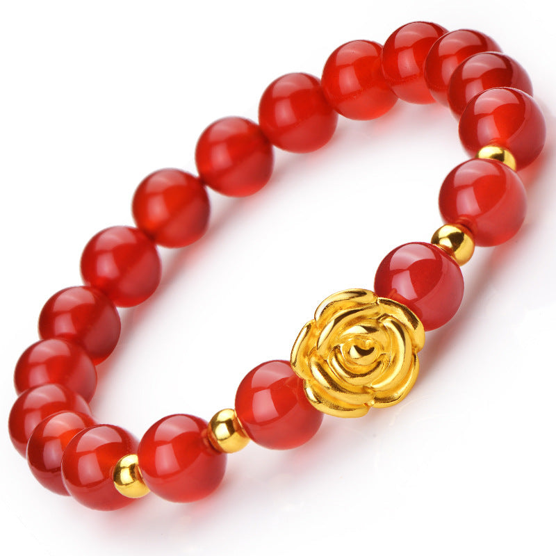 Men's Vietnam Placer Gold Pi Imitation Hard Pure Fast Bracelet