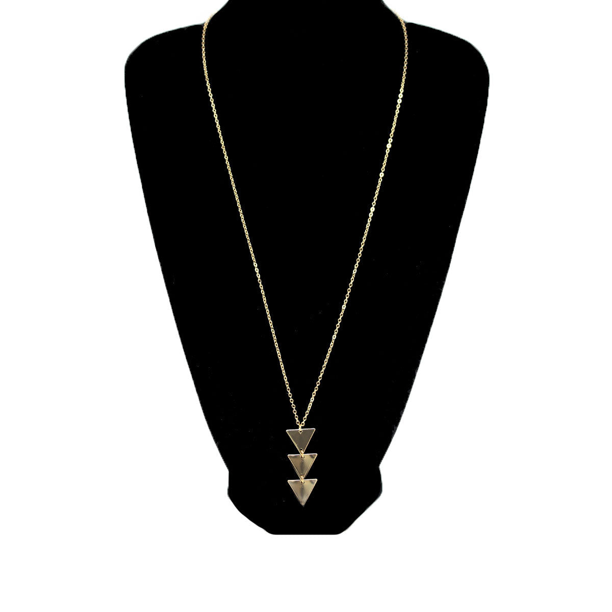 Three Triangle Female Creative Clavicle Chain Necklace