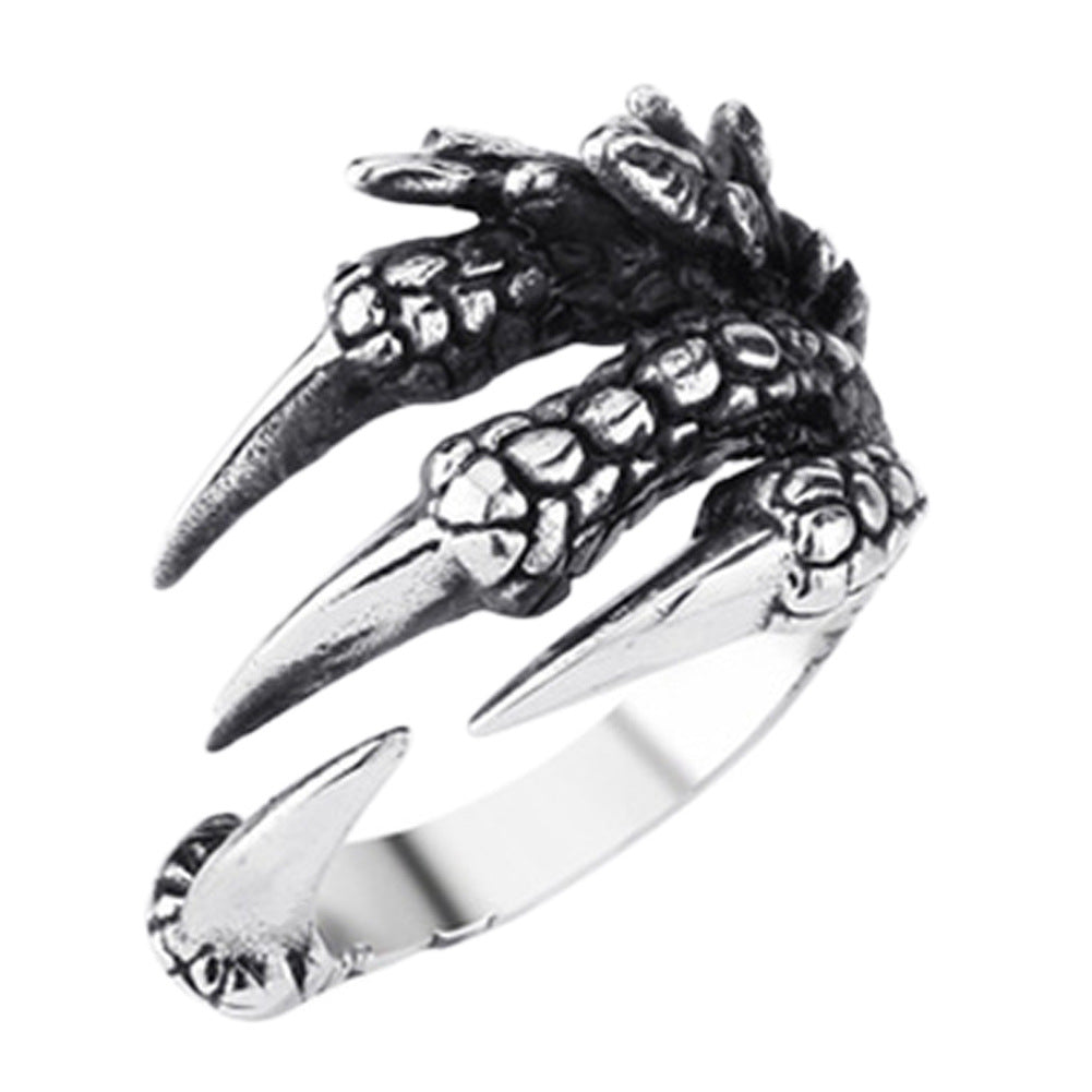 Men's Personalized Creative Dragon Claw Retro Trendy Open Eagle Bracelets