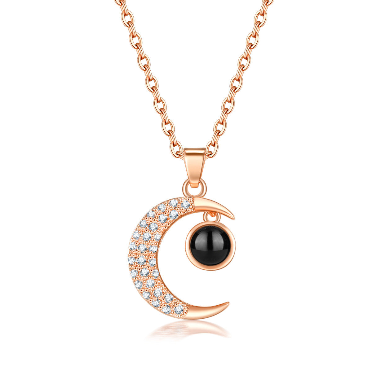 Love You Projection Creative Star Moon Short Clavicle Chain Female Necklace