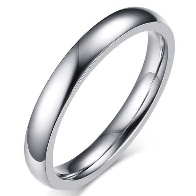 Women's & Men's Steel Color Black Gold Inner Outer Rings