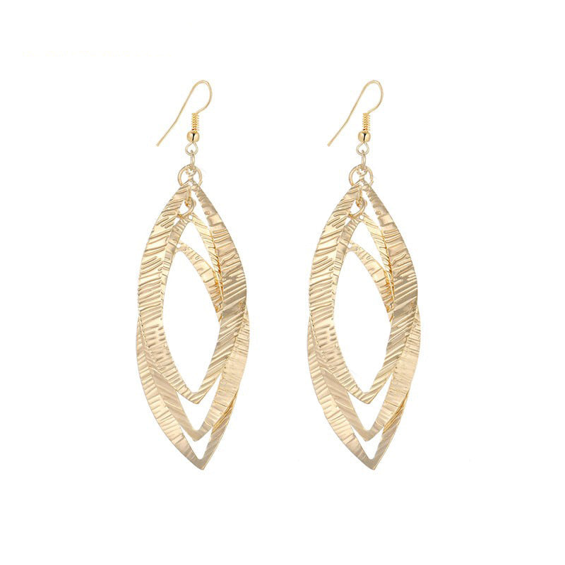 High Profile Retro Spiral Garland Nightclub Earrings