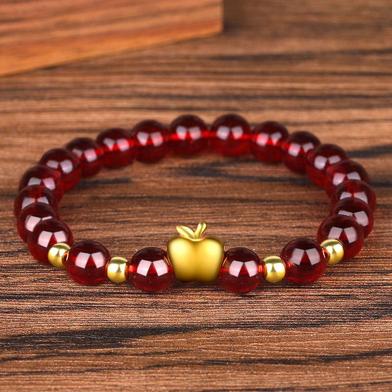 Men's Vietnam Placer Gold Pi Imitation Hard Pure Fast Bracelet