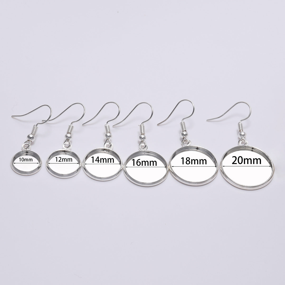 Classy Eardrop Frame Hook Metal Plated Jewelry Accessories