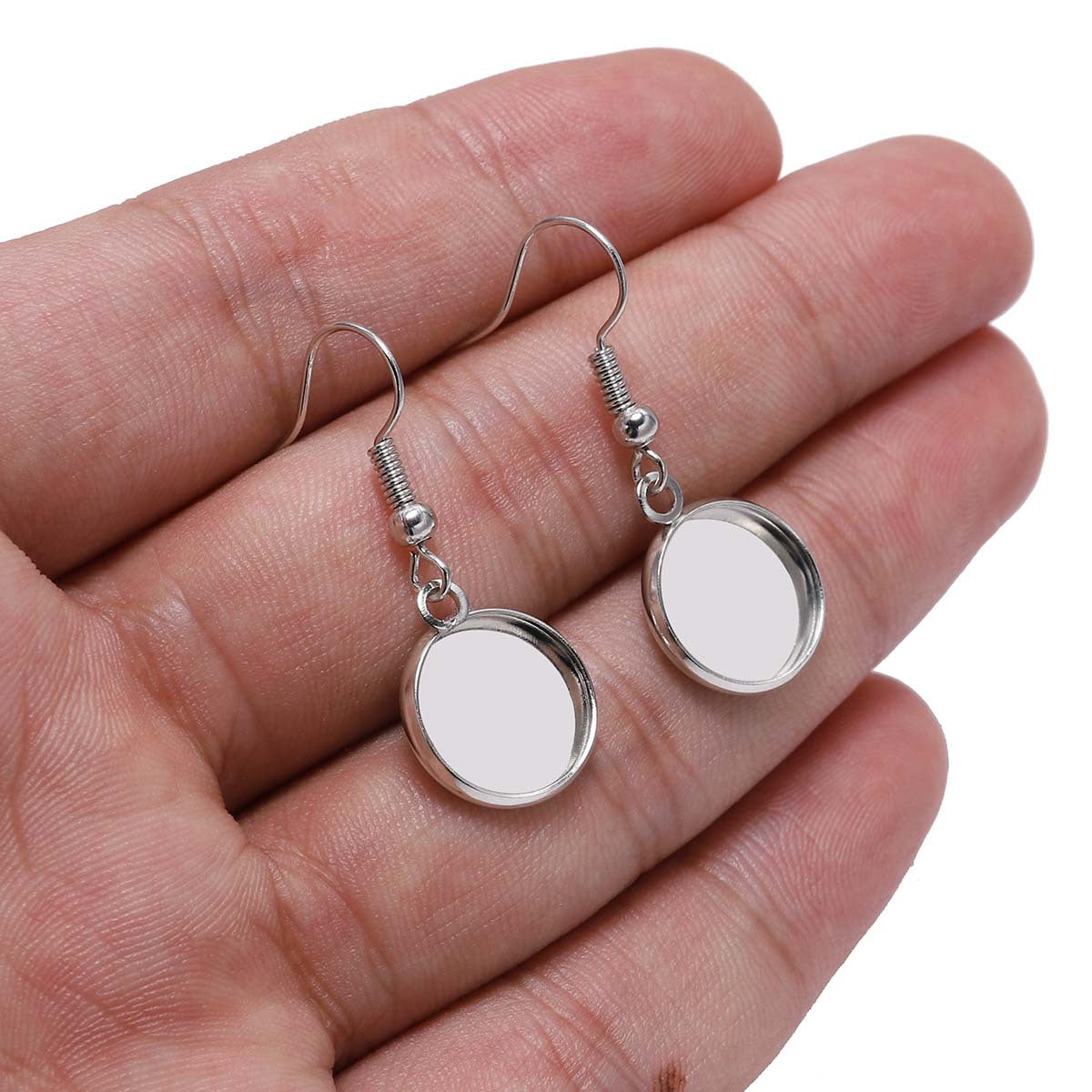 Classy Eardrop Frame Hook Metal Plated Jewelry Accessories