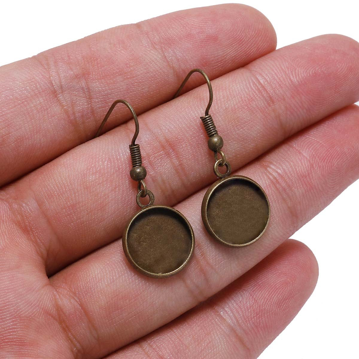 Classy Eardrop Frame Hook Metal Plated Jewelry Accessories
