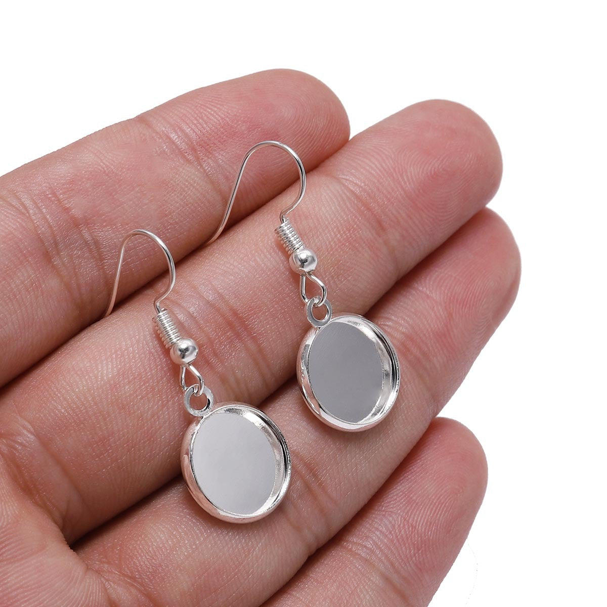 Classy Eardrop Frame Hook Metal Plated Jewelry Accessories