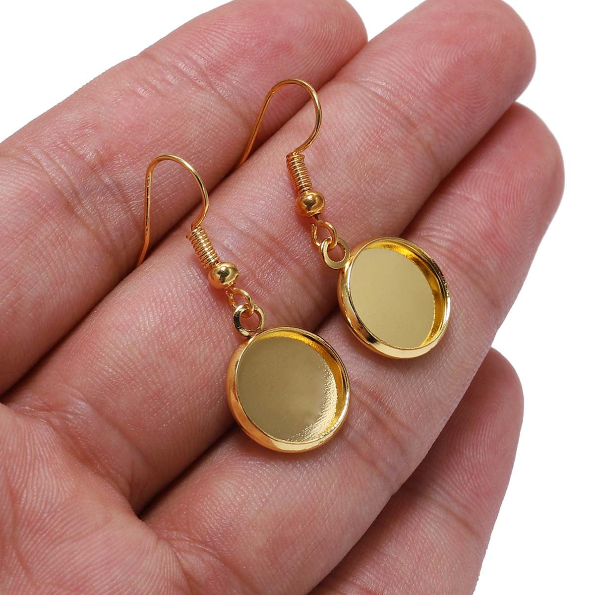 Classy Eardrop Frame Hook Metal Plated Jewelry Accessories