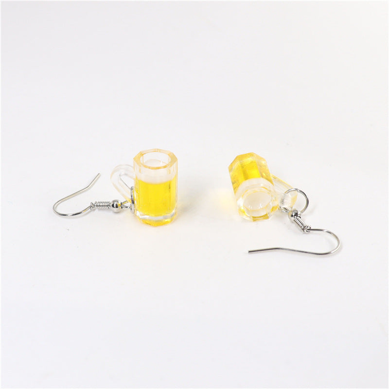 Women's Tea For Trendy Small Personalized Eardrops Ear Stud Earrings
