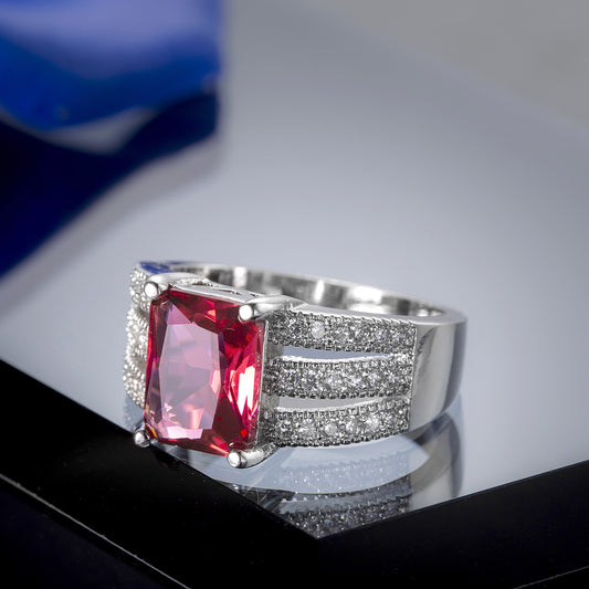 Luxurious Personalized Accessories Zircon Ladies Full Rings