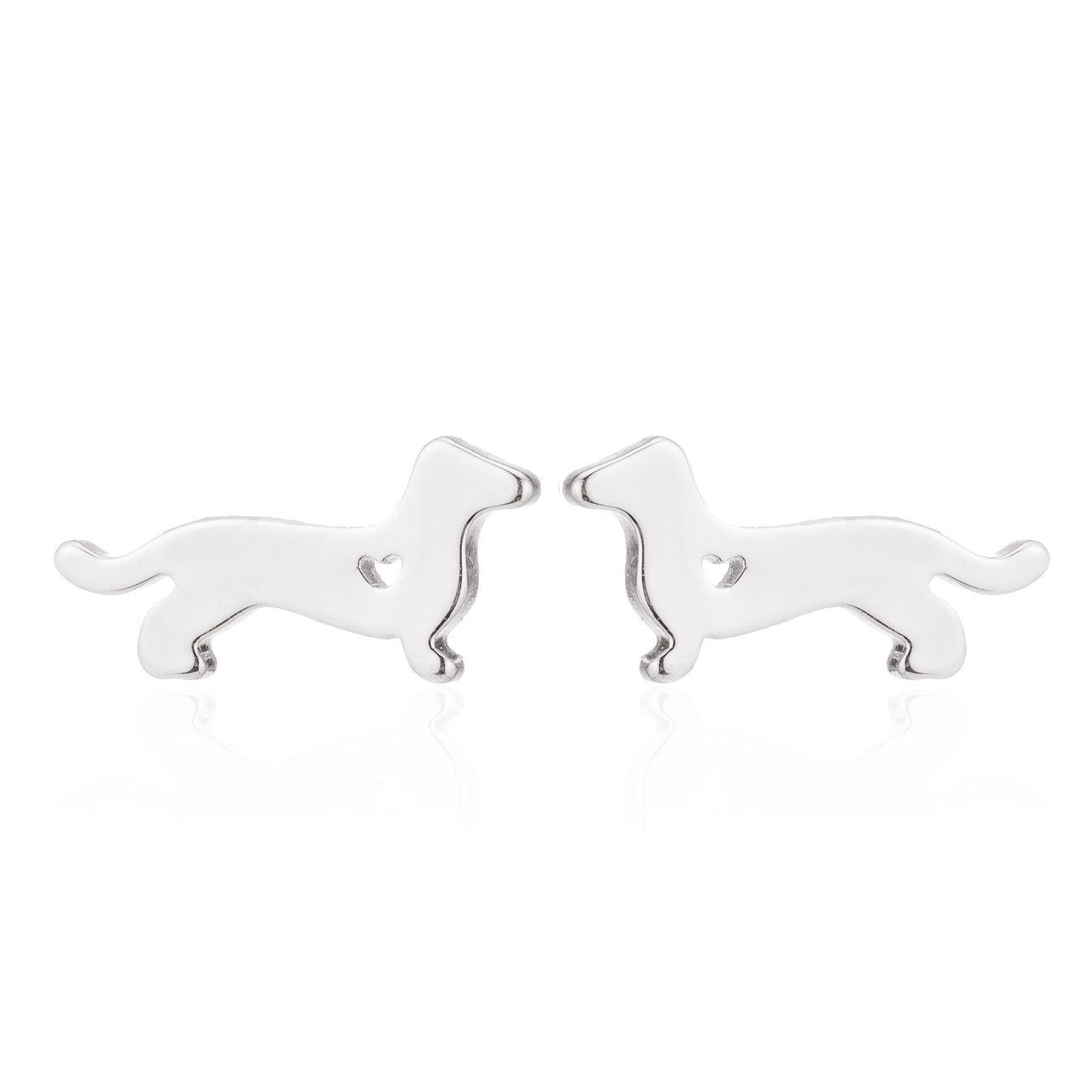 Women's Simple Cute Animal Ornament Short-legged Dog Earrings