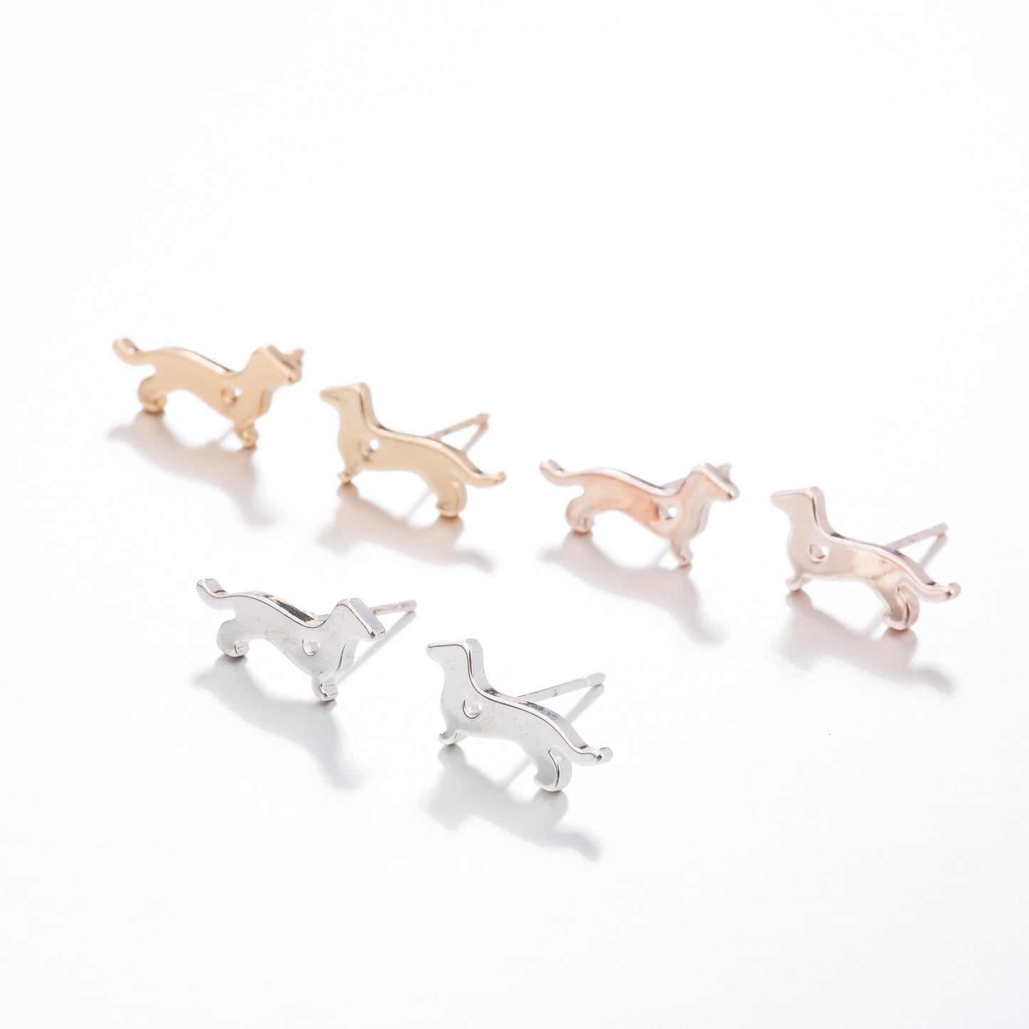 Women's Simple Cute Animal Ornament Short-legged Dog Earrings