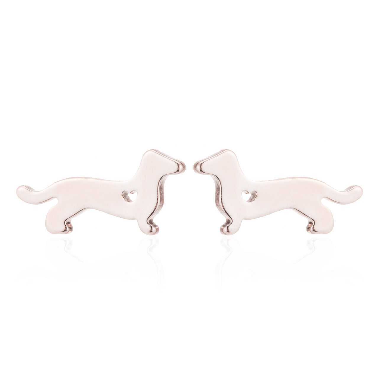 Women's Simple Cute Animal Ornament Short-legged Dog Earrings
