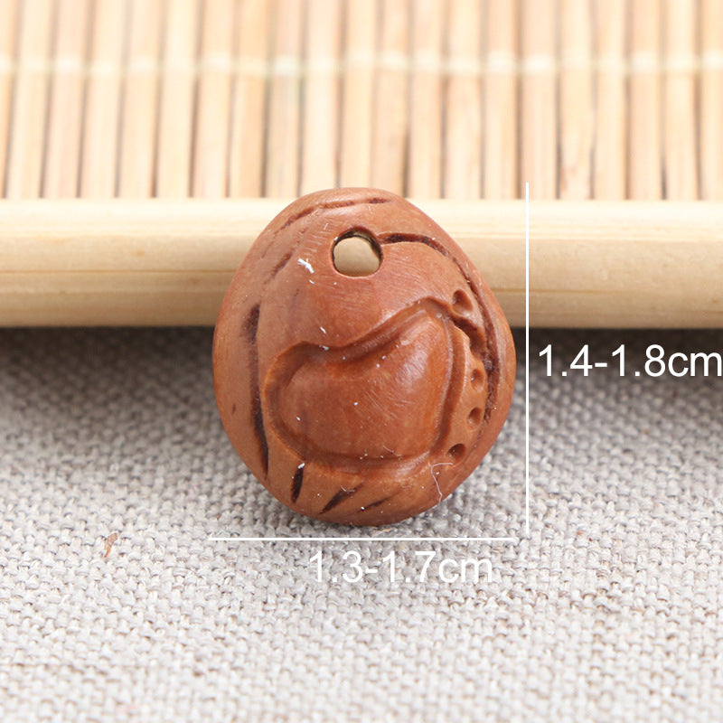 Peach Pit Water Drop Contentment Chinese Bracelet
