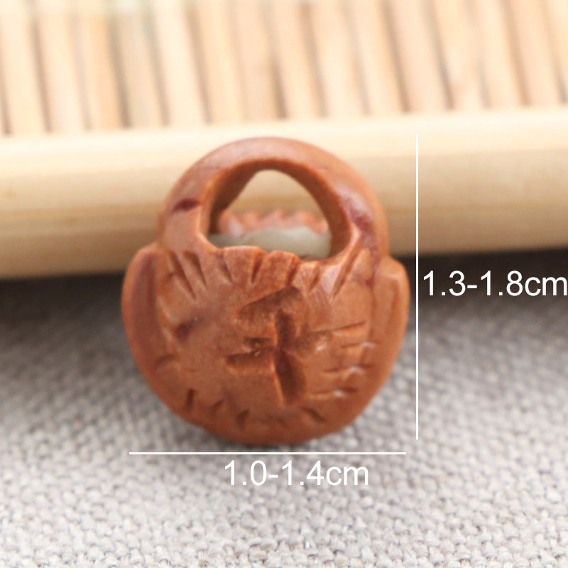 Peach Pit Water Drop Contentment Chinese Bracelet