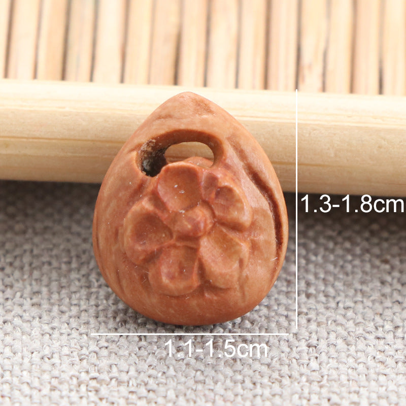 Peach Pit Water Drop Contentment Chinese Bracelet