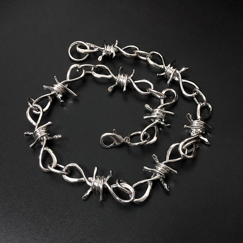 Women's & Men's Design Clavicle Chain Disco Jumping Hip Hop Necklace