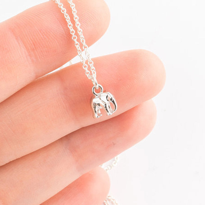 Alloy Elephant Clavicle Chain Personality Simple Necklace