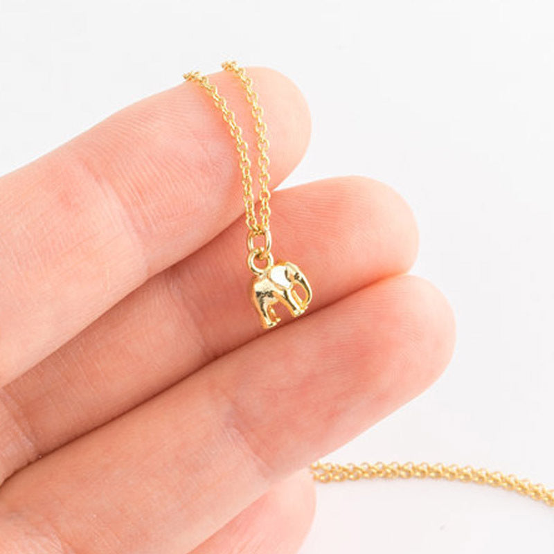 Alloy Elephant Clavicle Chain Personality Simple Necklace
