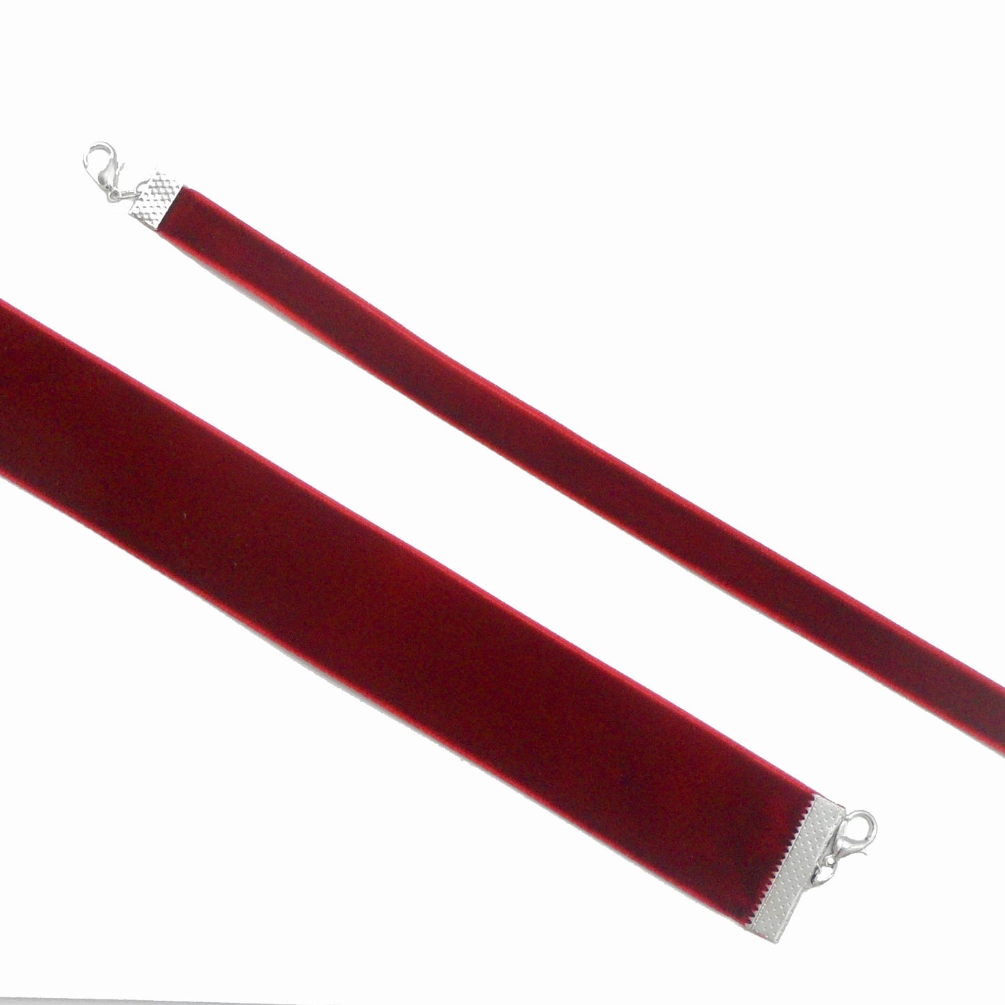 Women's Style Black Red Veet Band Short Necklaces