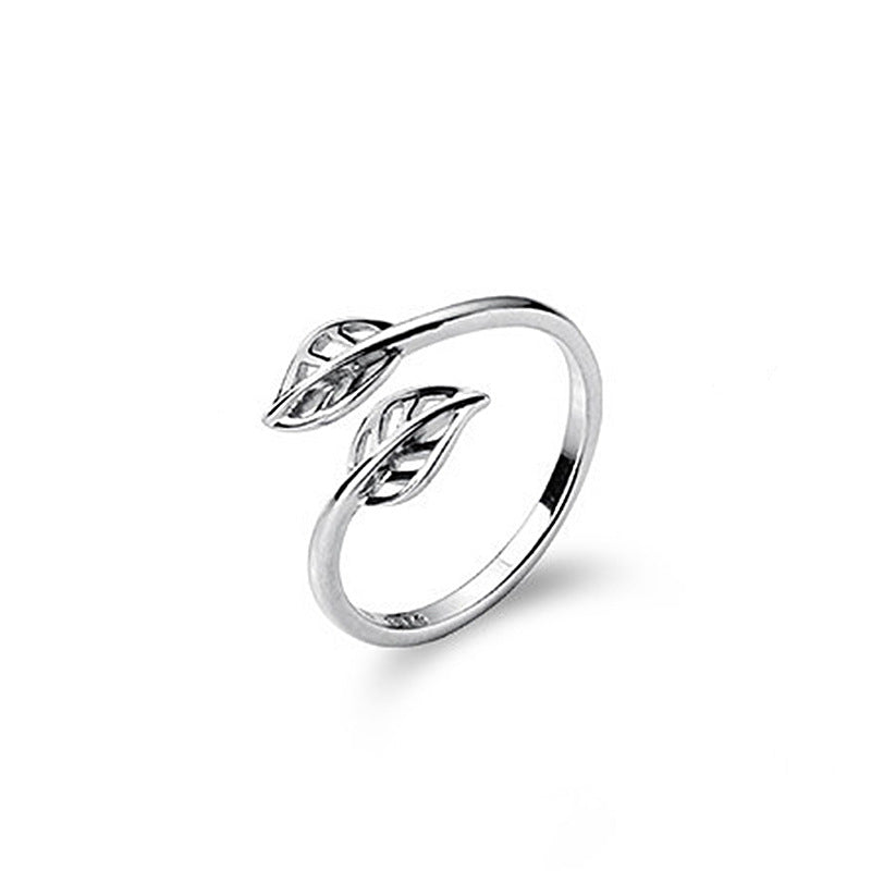 Women's Opening Fresh Temperament Branch Buds Index Ring