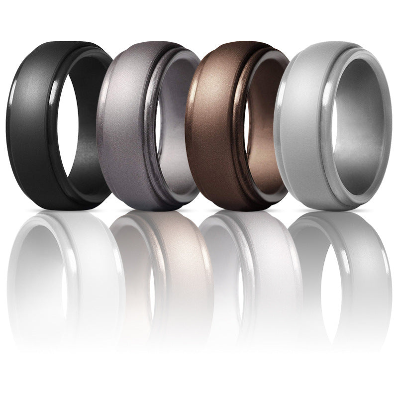 Men's Step Radian Style Color Suit Outdoor Rings