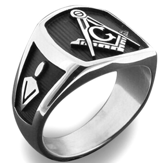 Cool Men's New Masonic Trendy Punk Rings