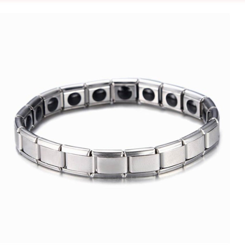 Women's & Men's Simple Stainless Steel Magnetic Therapy Exquisite Bracelets