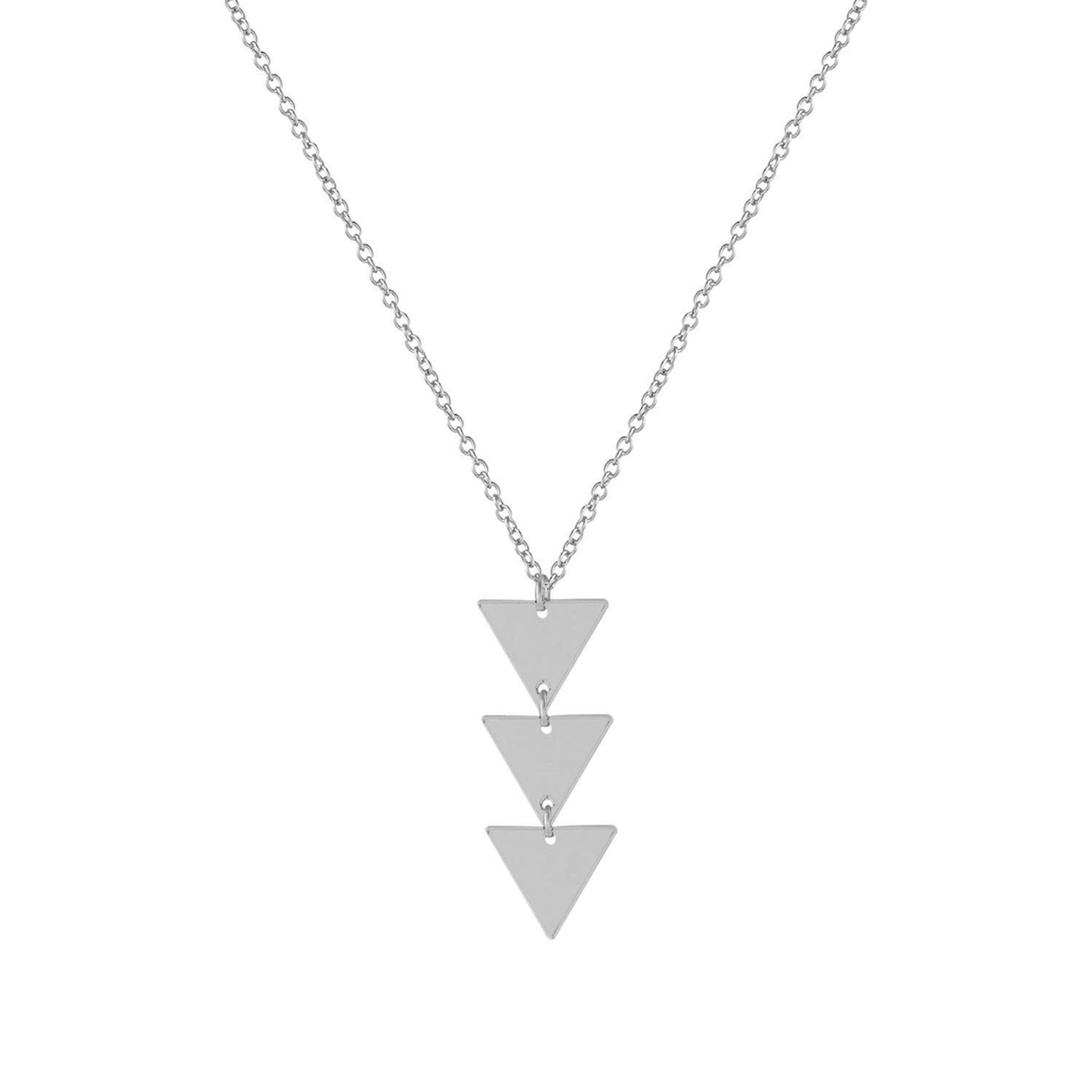 Three Triangle Female Creative Clavicle Chain Necklace