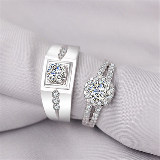 Creative Hand Jewelry Open Couple Korean Style Rings