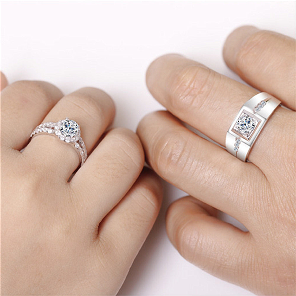 Creative Hand Jewelry Open Couple Korean Style Rings