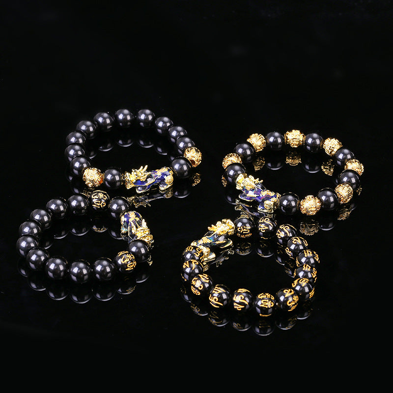 Mantra Yellow Gold Buddha Beads Life Bracelet