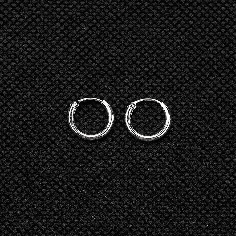 Women's & Men's Simple Graceful Hip Hop Punk Personality Geometry Round Earrings