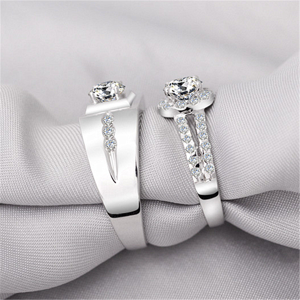 Creative Hand Jewelry Open Couple Korean Style Rings