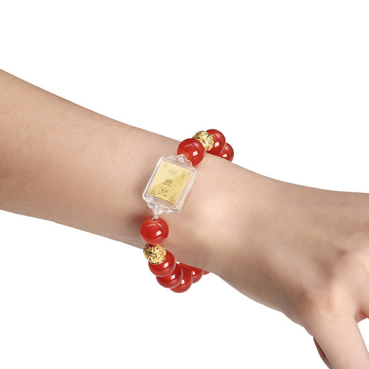 Women's & Men's Knot Mantra Crystal For Religious Goods Bracelet