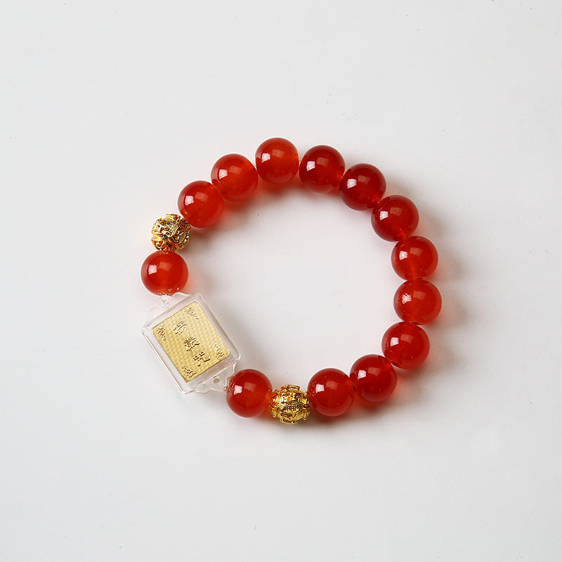 Women's & Men's Knot Mantra Crystal For Religious Goods Bracelet