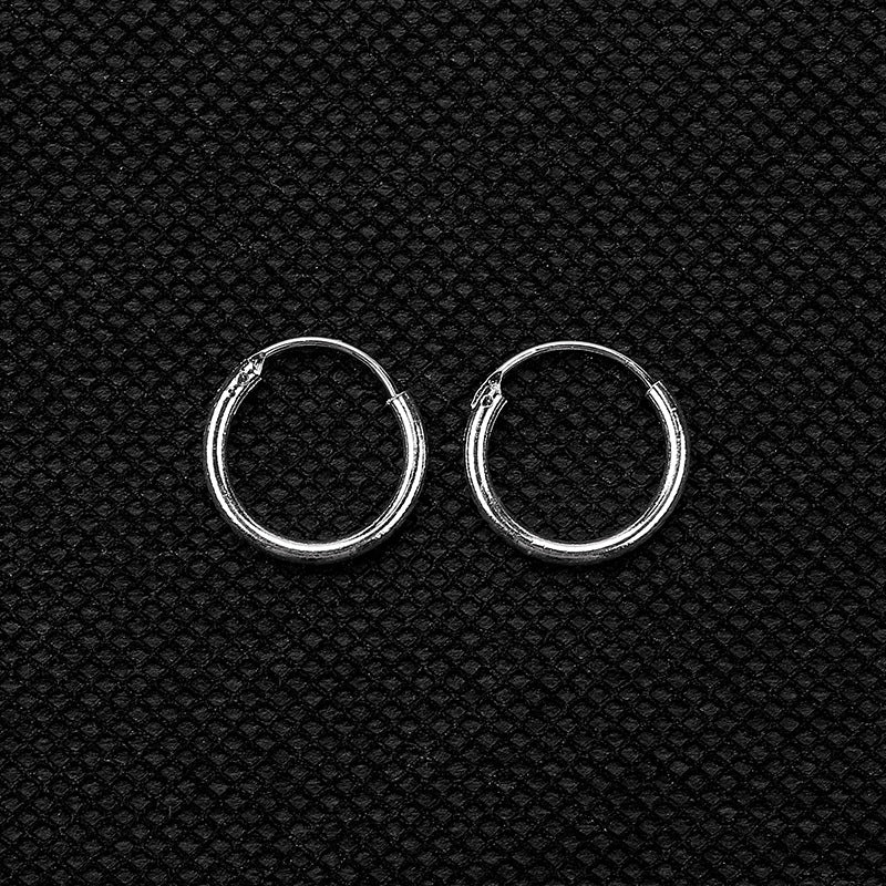 Women's & Men's Simple Graceful Hip Hop Punk Personality Geometry Round Earrings