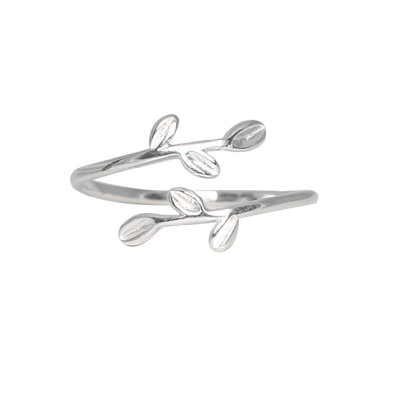 Women's Opening Fresh Temperament Branch Buds Index Ring
