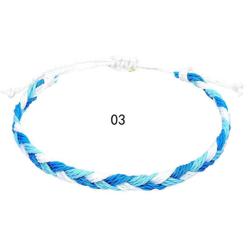 Women's & Men's Creative Handmade Braided Rope Bohemian Twist Bracelet