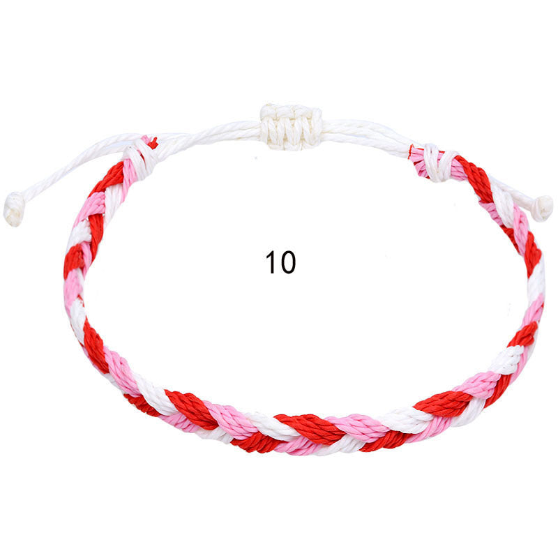 Women's & Men's Creative Handmade Braided Rope Bohemian Twist Bracelet