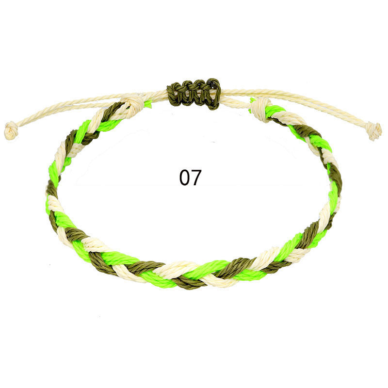 Women's & Men's Creative Handmade Braided Rope Bohemian Twist Bracelet