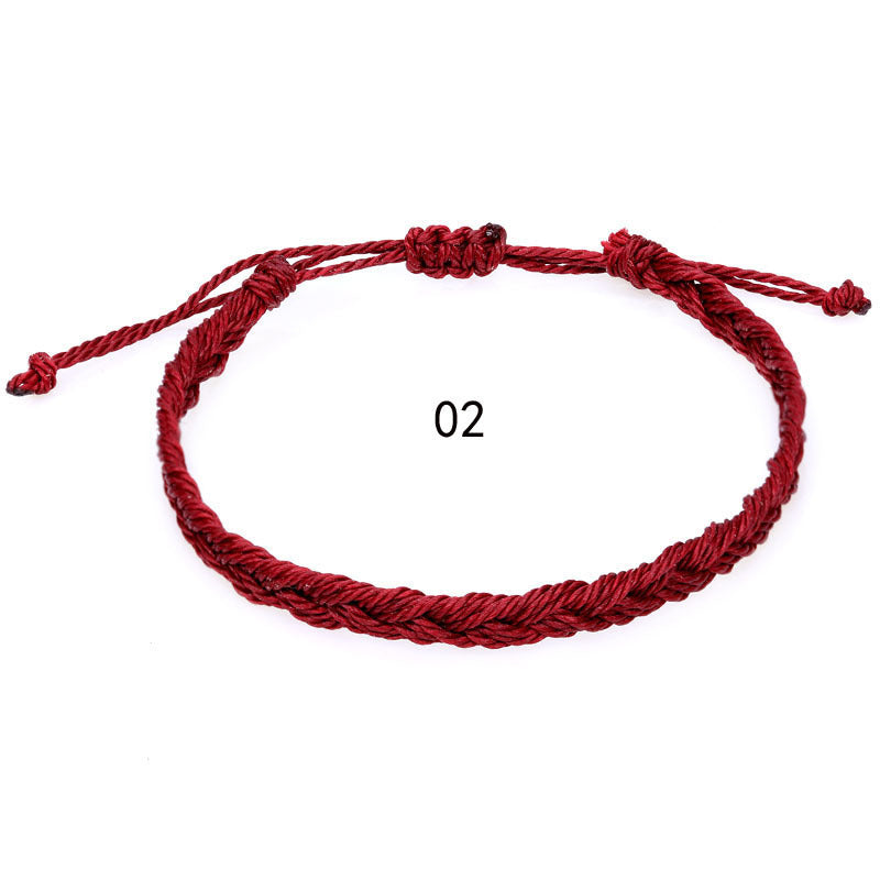 Women's & Men's Creative Handmade Braided Rope Bohemian Twist Bracelet