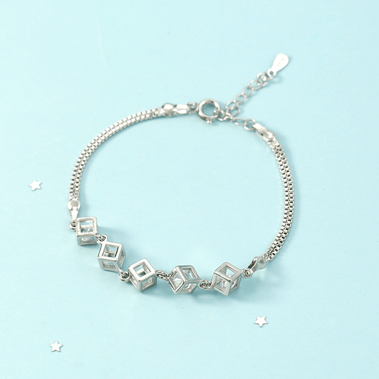 Love Cube Hansen Series Girlfriends Simple Personality Gifts Bracelet