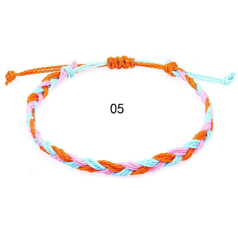 Women's & Men's Creative Handmade Braided Rope Bohemian Twist Bracelet